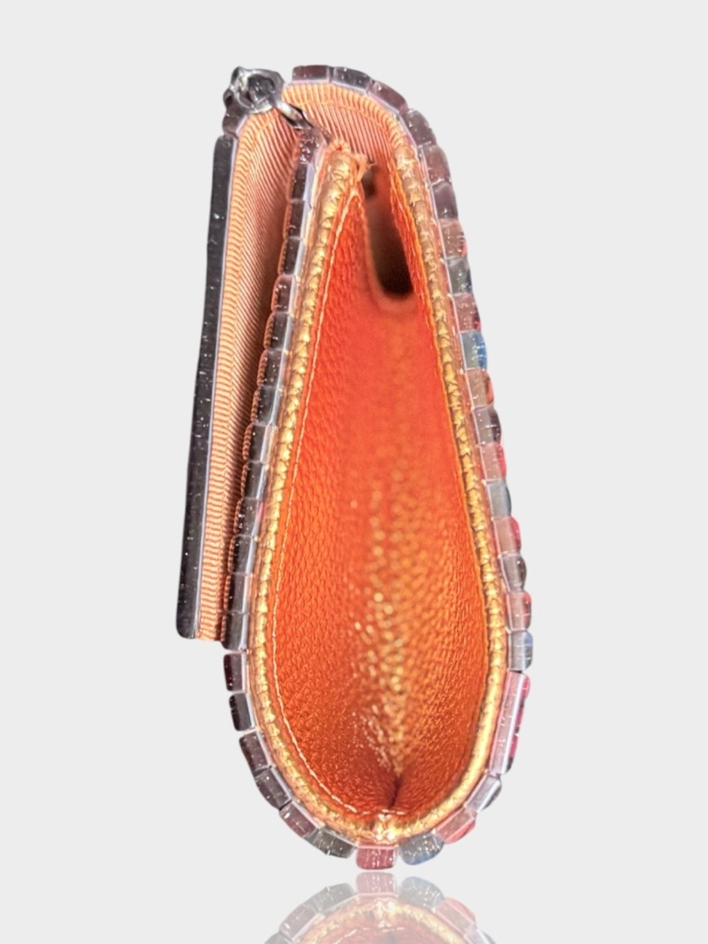 Kurt Geiger 🪢RARE Rainbow Zebra-Print Party Clutch - Picture 5 of 8